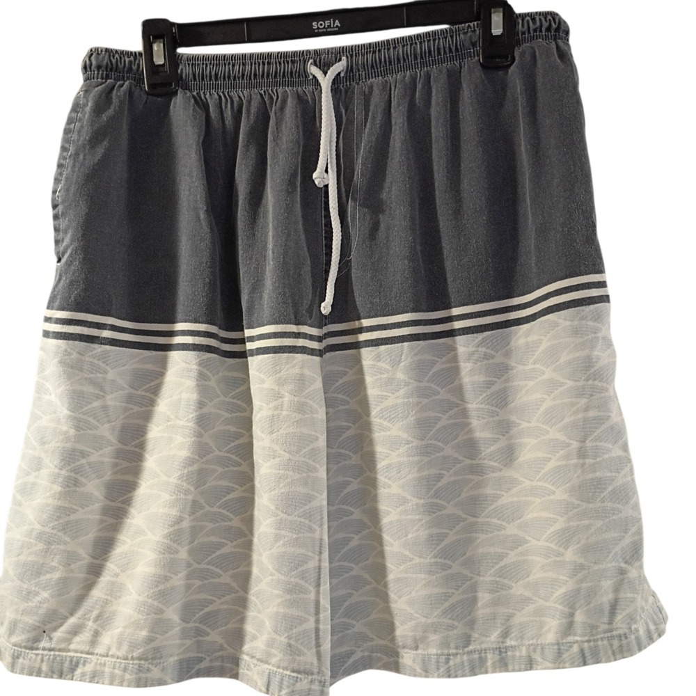 Men's Coop Select Athletic 100% Cotton Lightweight Shorts Size XXL Black Gray - Picture 1 of 8